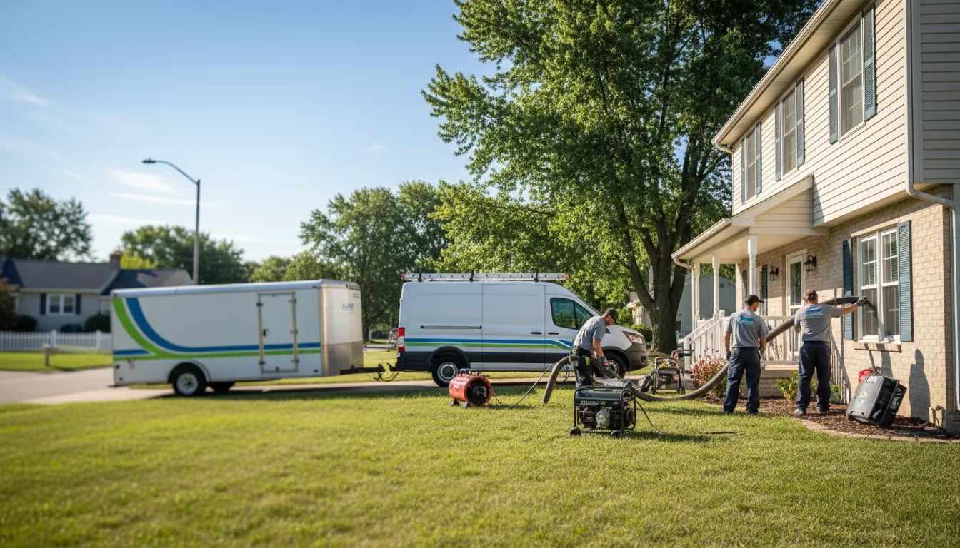 Flooded Basement Restoration And Cleanup With Repair in Colwich, KS near me